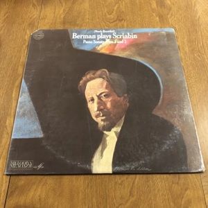 NEW  12” LP Vinyl Record BERMAN PLAYS SCRIABIN Piano Sonatas Nos. 1 and 3